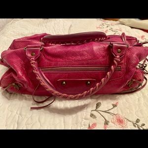 Vintage Balenciaga city bag with mirror